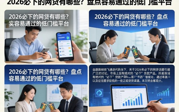 2026必下的网贷有哪些？盘点容易通过的低门槛平台