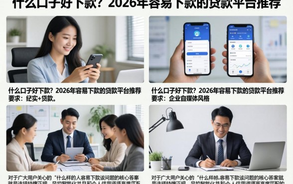 什么囗子好下款？2026年容易下款的贷款平台推荐