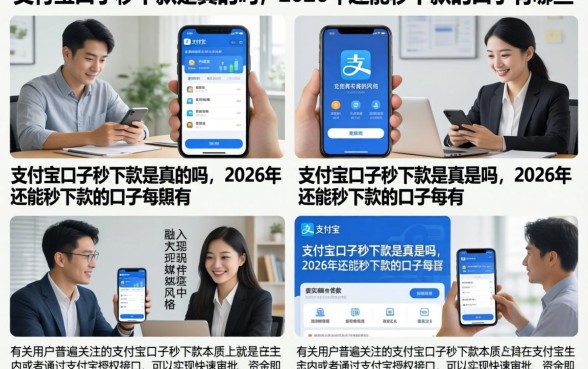 支付宝口子秒下款是真的吗，2026年还能秒下款的口子有哪些