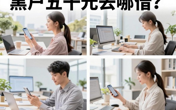 黑户五千元去哪借？黑户必下的口子有哪些