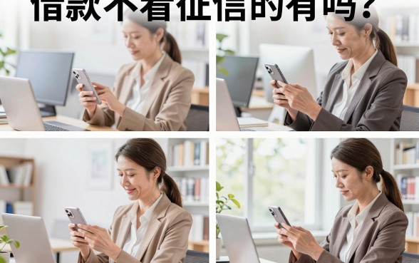 借款不看征信的有吗?哪里能借到不看征信的贷款