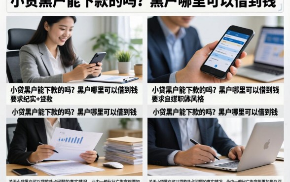 小贷黑户能下款的吗?黑户哪里可以借到钱