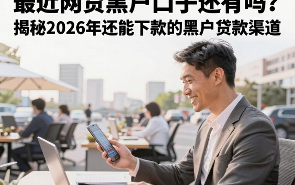 最近网贷黑户口子还有吗？揭秘2026年还能下款的黑户贷款渠道