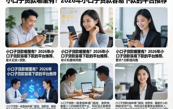 小口子贷款哪里有?2026年小口子贷款容易下款的平台推荐