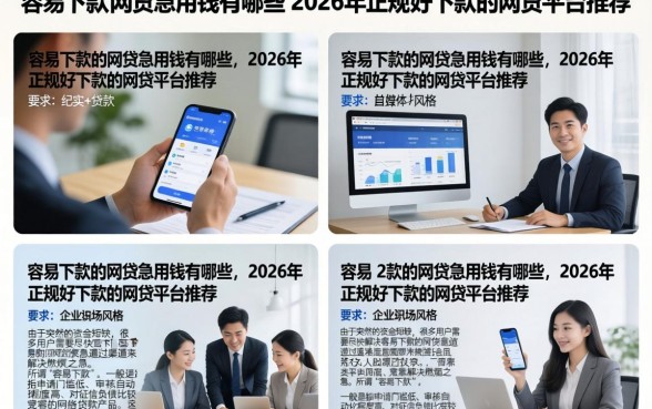 容易下款的网贷急用钱有哪些，2026年正规好下款的网贷平台推荐