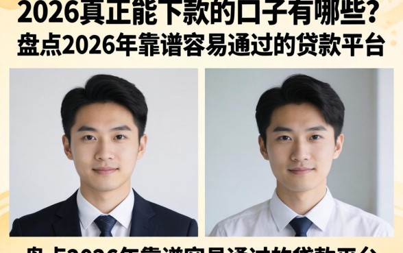 2026真正能下款的口子有哪些?盘点2026年靠谱容易通过的贷款平台