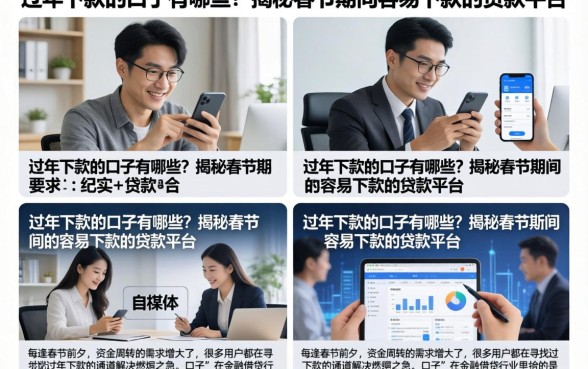 过年下款的口子有哪些？揭秘春节期间容易下款的贷款平台