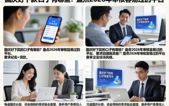 国庆好下款的口子有哪些？盘点2026年审核容易过的平台