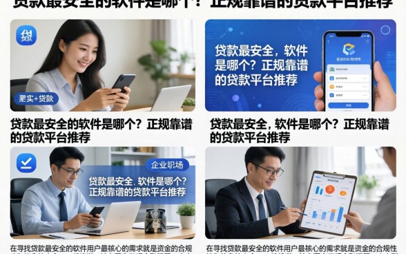 贷款最安全的软件是哪个?正规靠谱的贷款平台推荐