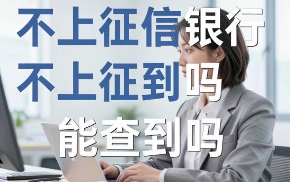 不上征信银行能查到吗，不上征信的贷款银行能查到吗