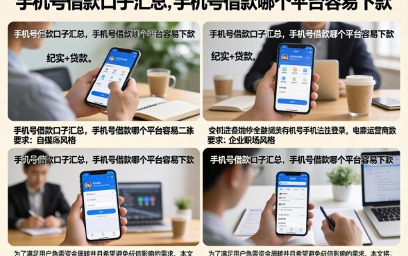 手机号借款口子汇总，手机号借款哪个平台容易下款