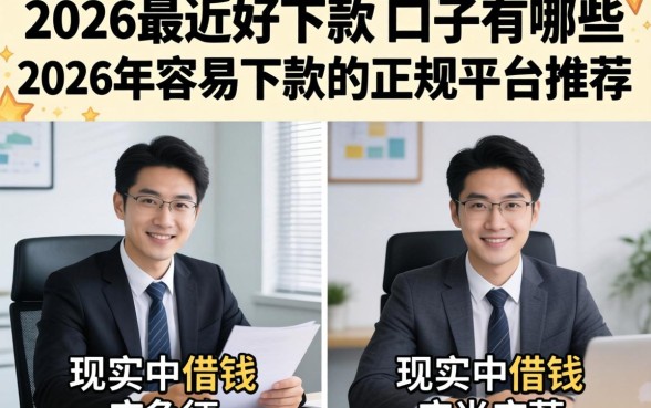 2026最近好下款的口子有哪些，2026年容易下款的正规平台推荐