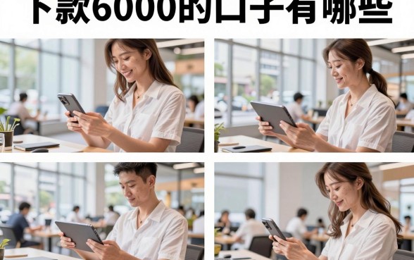 下款6000的口子有哪些,2026年容易下款6000的口子推荐