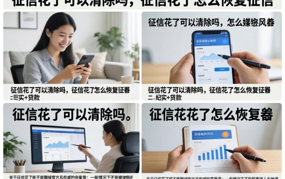 征信花了可以清除吗,征信花了怎么恢复征信