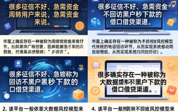 不回访黑户秒下款的口子真的有吗？黑户贷款哪个平台容易通过秒下款