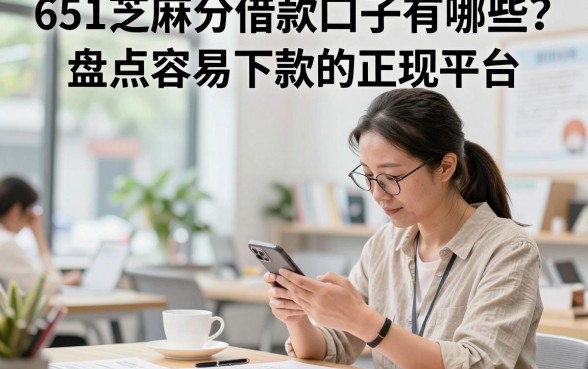 651芝麻分借款口子有哪些？盘点容易下款的正规平台
