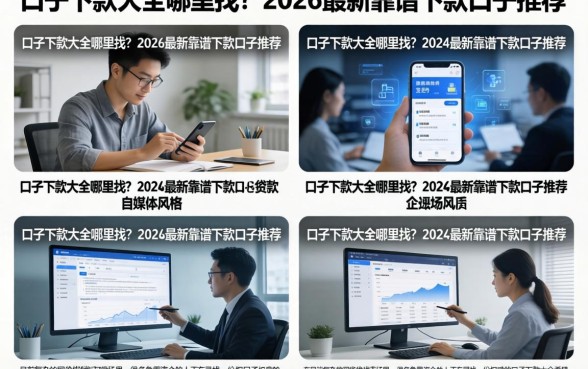 口子下款大全哪里找？2026最新靠谱下款口子推荐