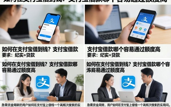 如何在支付宝借到钱？支付宝借款哪个容易通过额度高