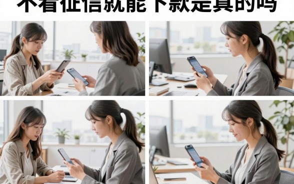 不看征信就能下款是真的吗,有哪些正规平台不需要征信
