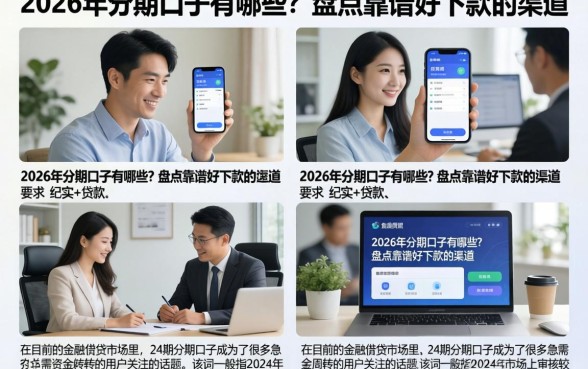 2026年分期口子有哪些？盘点靠谱好下款的渠道