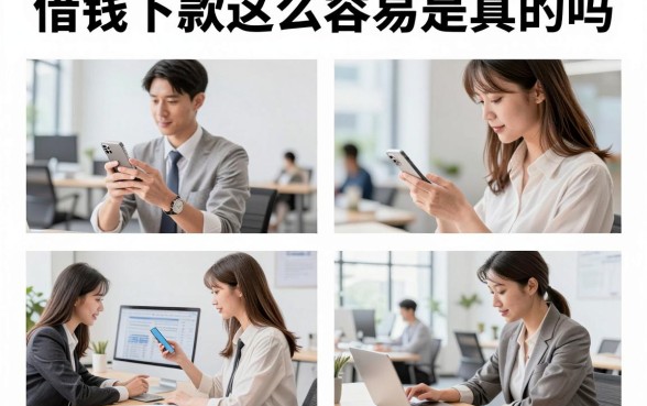 借钱下款这么容易是真的吗,为什么网上借钱下款这么容易通过审核