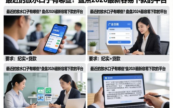 最近的放水口子有哪些?盘点2026最新容易下款的平台