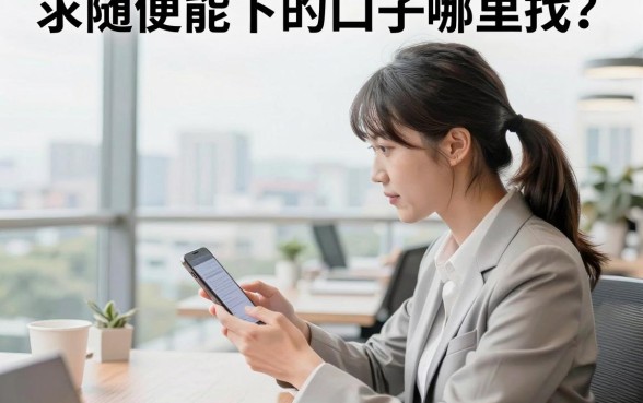求随便能下的口子哪里找？分享几个靠谱的渠道