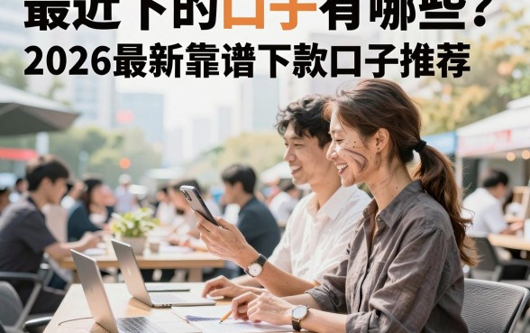 最近下的口子有哪些？2026最新靠谱下款口子推荐