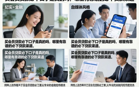 买会员贷款必下口子是真的吗,哪里有靠谱的必下贷款渠道