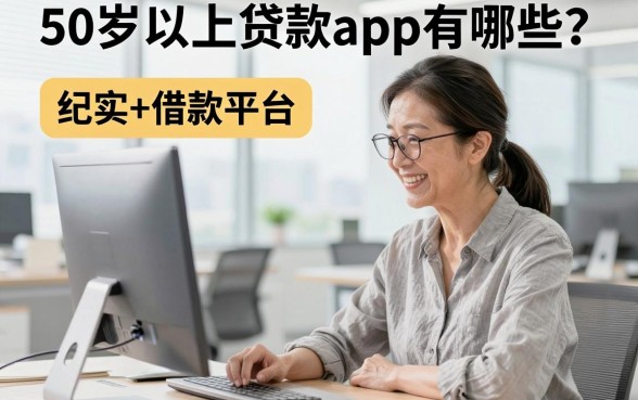 50岁以上贷款app有哪些？盘点适合中老年人的借款平台