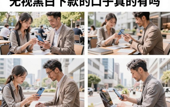 无视黑白下款的口子真的有吗，2026无视黑白必下款的口子推荐