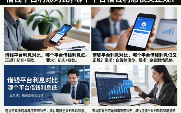 借钱平台利息对比,哪个平台借钱利息低又正规?