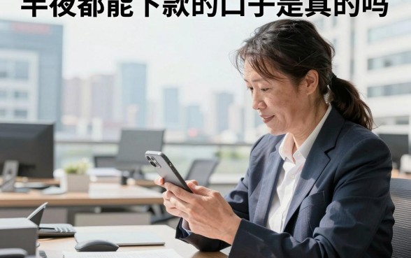 半夜都能下款的口子是真的吗,有哪些正规平台可以快速下款