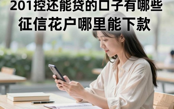 201控还能贷的口子有哪些，征信花户哪里能下款