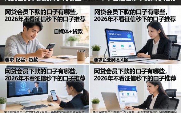 网贷会员下款的口子有哪些，2026年不看征信秒下的口子推荐