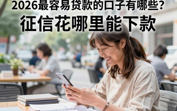 2026最容易贷款的口子有哪些?征信花哪里能下款?