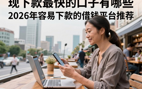 现下款最快的口子有哪些，2026年容易下款的借钱平台推荐
