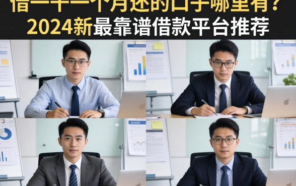 借一千一个月还的口子哪里有？2024最新靠谱借款平台推荐