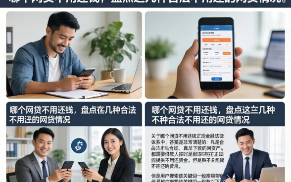 哪个网贷不用还钱,盘点这几种合法不用还的网贷情况