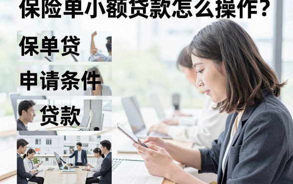 保险单小额贷款怎么操作？保单贷申请条件和流程详解