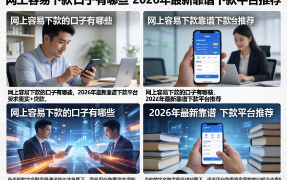 网上容易下款的口子有哪些，2026年最新靠谱下款平台推荐