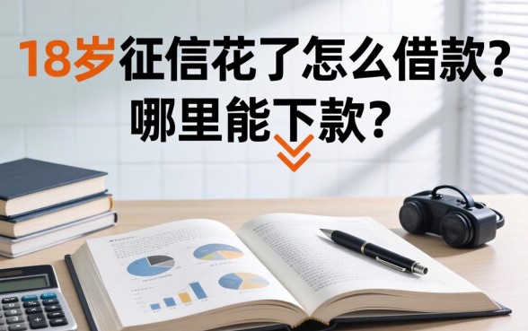 18岁征信花了怎么借款？哪里能下款？