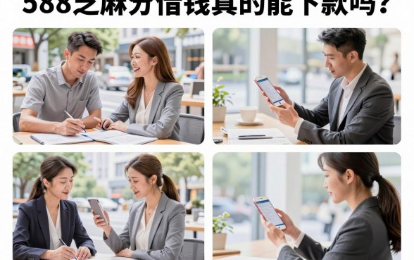 588芝麻分借钱真的能下款吗?盘点588芝麻分可以借钱的平台