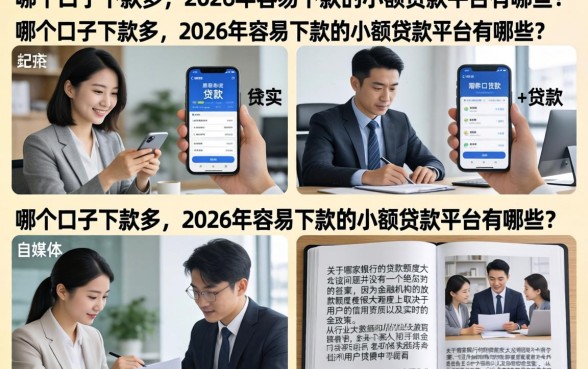 哪个口子下款多，2026年容易下款的小额贷款平台有哪些？