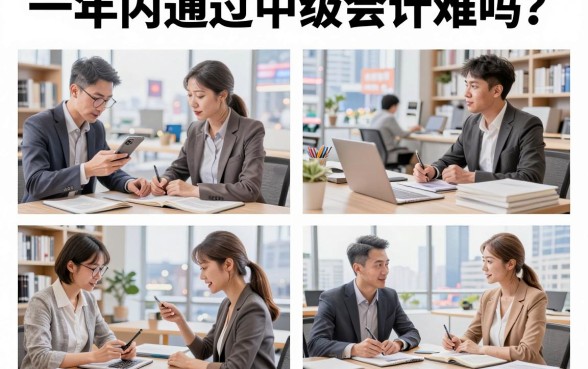 一年内通过中级会计难吗？零基础备考攻略分享