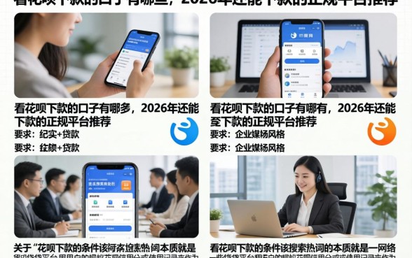 看花呗下款的口子有哪些，2026年还能下款的正规平台推荐