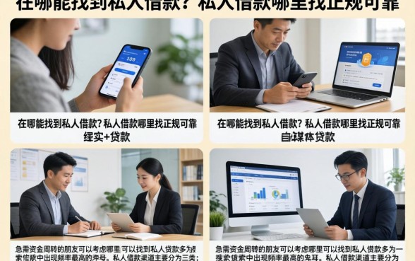 在哪能找到私人借款？私人借款哪里找正规可靠