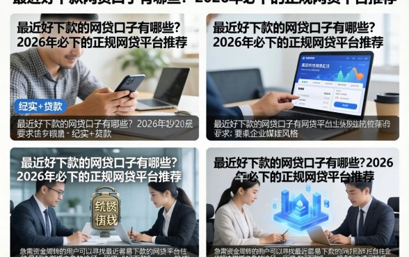 最近好下款的网贷口子有哪些？2026年必下的正规网贷平台推荐