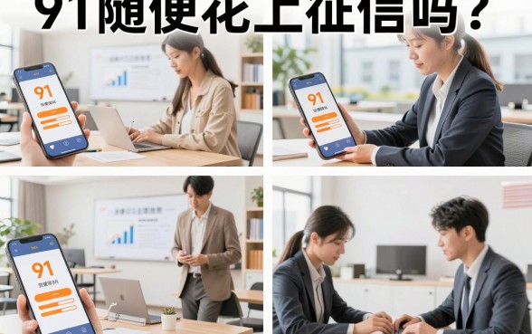 91随便花上征信吗？借了不还会有什么后果？