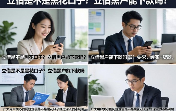 立借是不是黑花口子？立借黑户能下款吗？